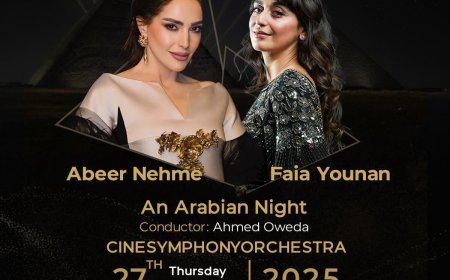 الليله بمهرجان صدى الاهرامات حفل فايا يونان وعبير نعمه على مسرح بانوراما الاهرامات 