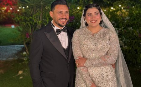 " مليون مبروك حفل زفاف السعيد نصار ونهاد"