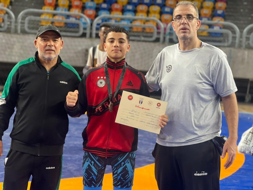 مصارعة المشروع القومي للموهبة بكفر الشيخ تحصد 5 ميداليات فى بطولة الجمهورية