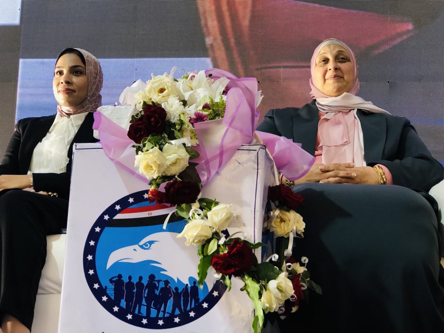 استقبال حاشد لأمينة المرأة بالمحافظة ومرشحة القائمة الوطنية لحزب مستقبل وطن بكفر الشيخ في مؤتمر المهبط