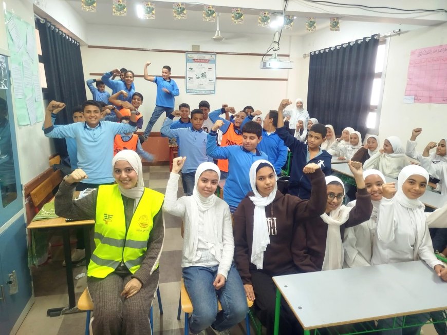 حملات مكثفة للتوعية بمخاطر الإدمان في مدارس وجامعات كفر الشيخ