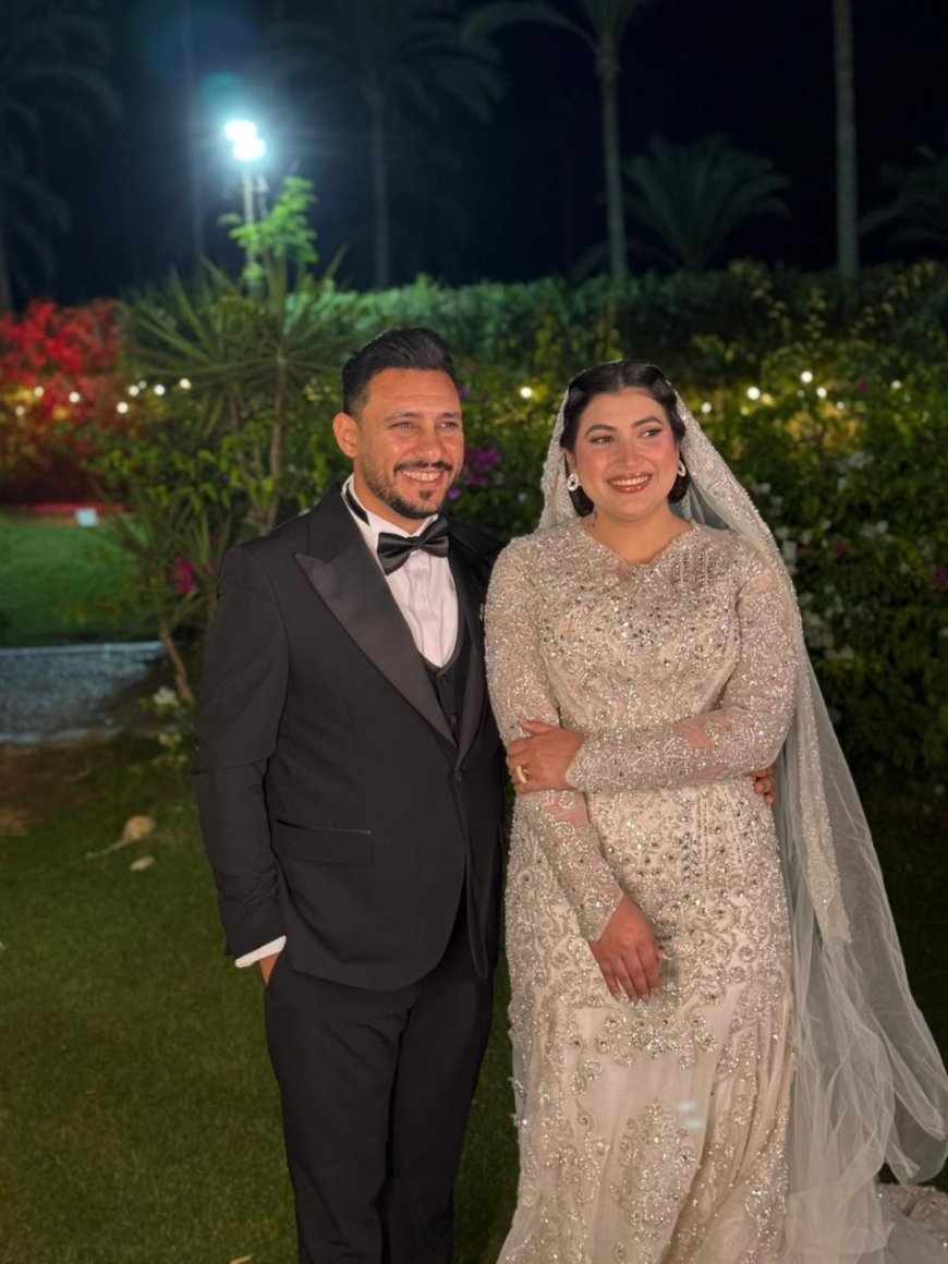 " مليون مبروك حفل زفاف السعيد نصار ونهاد"