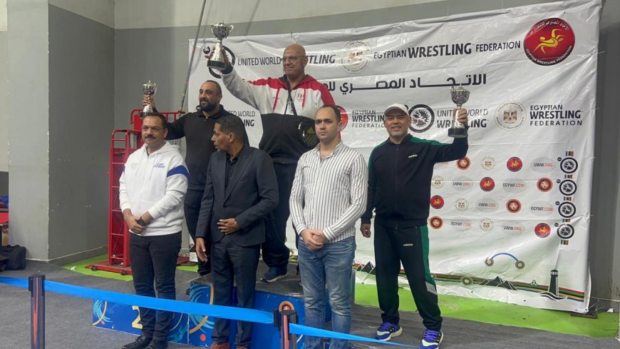 6 ميداليات والمركز الثالث فى الترتيب العام فى بطولة الجمهورية هدية مصارعة المشروع القومي لكفر الشيخ 