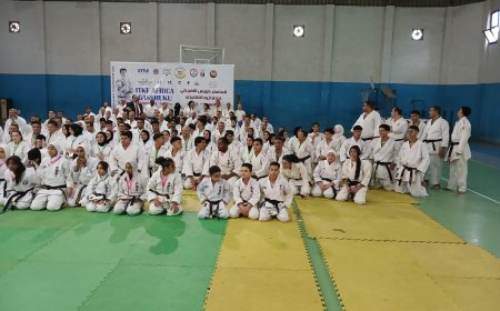انطلاق الماستر كورس الإفريقي للكاراتيه التقليدي بالقاهرة  (صور)