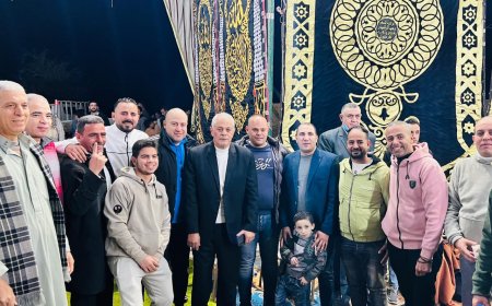 " شباب قرية متبول يهنئون النائب محمد عبد الحميد عرابي بفوزه بمقعد الدائرة الأولى بكفر الشيخ" 