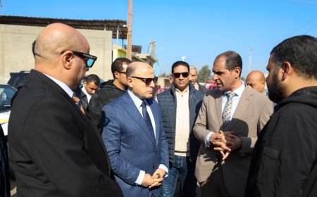 محافظ كفرالشيخ يتفقد الأعمال الإنشائية لقطاع الربط «طريق دسوق المزدوج-والطريق القديم»