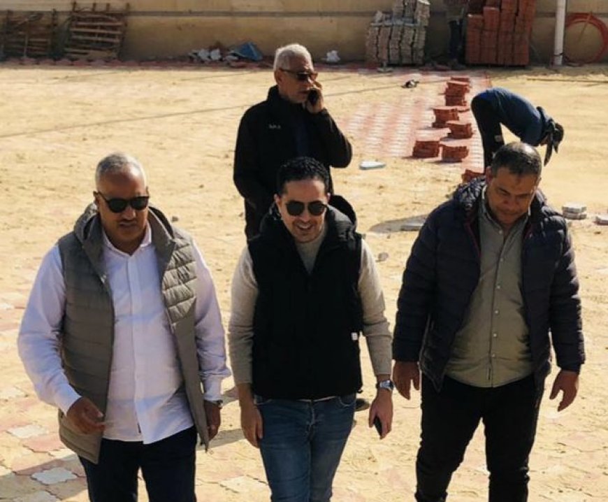 الصبروط يتفقد تطوير مركز التنمية الشبابية بالشيخ زايد 