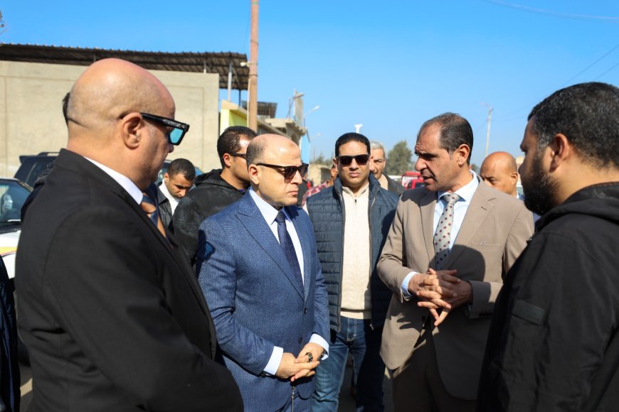 محافظ كفرالشيخ يتفقد الأعمال الإنشائية لقطاع الربط «طريق دسوق المزدوج-والطريق القديم»
