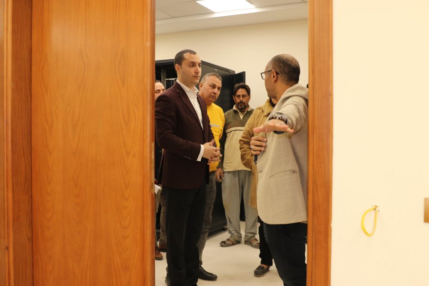 محافظ كفرالشيخ يتابع التجهيزات النهائية لمبنى التحول الرقمي الجديد وضمان جاهزية المبنى لتقديم خدمات رقمية متطورة