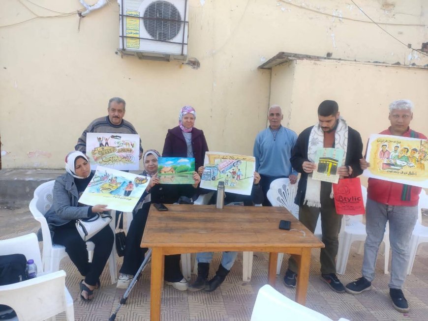 المسابقة الفنية للرسم الفورى لذوى القدرات الخاصة بمركز التنمية الشبابية بدسوق 