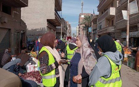 صندوق مكافحة الإدمان بكفر الشيخ يواصل حملاته التوعوية بميدان الإنشاء والتعمير
