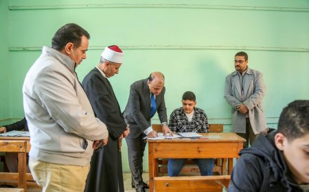  محافظ كفرالشيخ يطمئن على انتظام سير امتحانات الشهادة الإعدادية الأزهرية بمعهد البنين