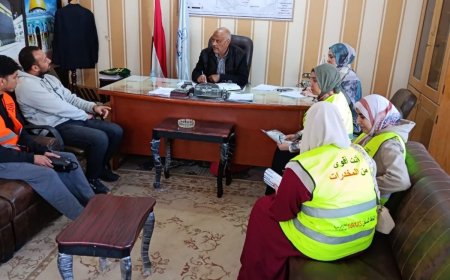 ضمن خطة «بيئة عمل خالية من الإدمان».. حملة توعوية بمديرية الري بكفر الشيخ