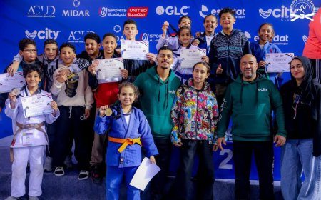 ناشئو سيتي كلوب يحصدون  17 ميدالية في بطولة الغردقة الدولية للجودو 