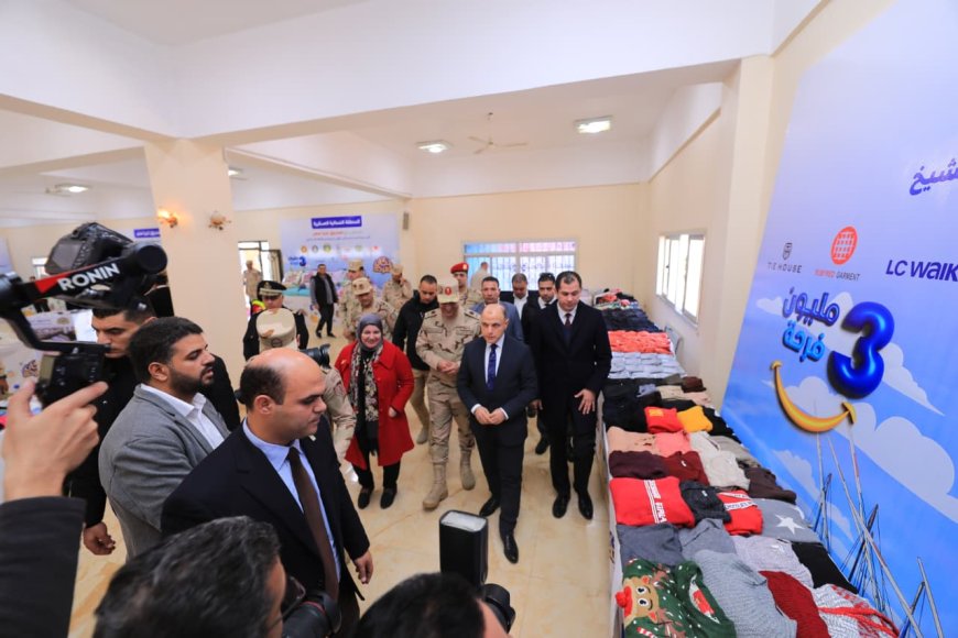 جامعة كفر الشيخ تشارك في القافلة الطبية المجانية الشاملة بالتعاون مع المنطقة الشمالية العسكرية