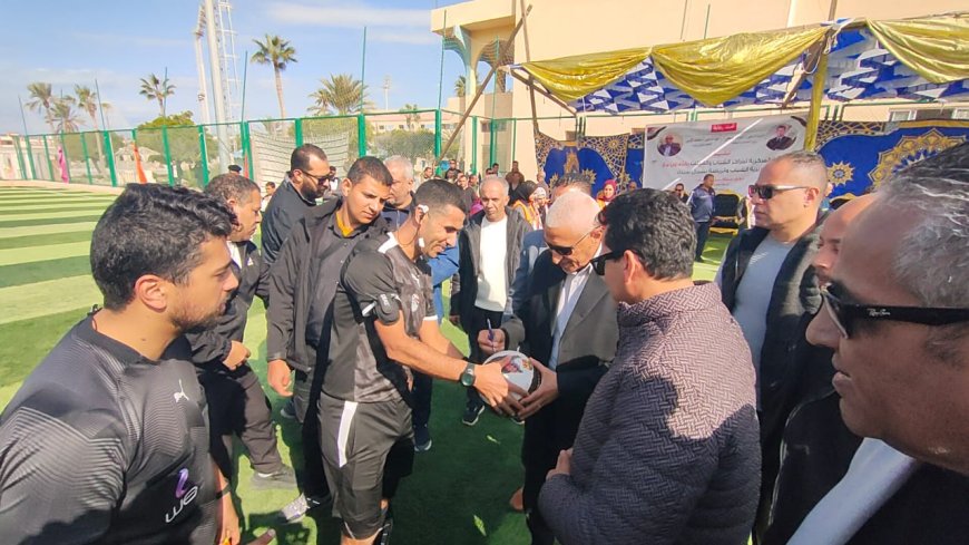 مجاور يستقبل أشرف صبحي وزير الشباب والرياضة بشمال سيناء لإفتتاح عده فاعليات