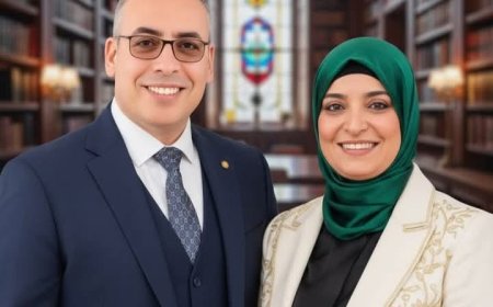 تهنئة من القلب الي دكتورة أميرة و دكتور خالد