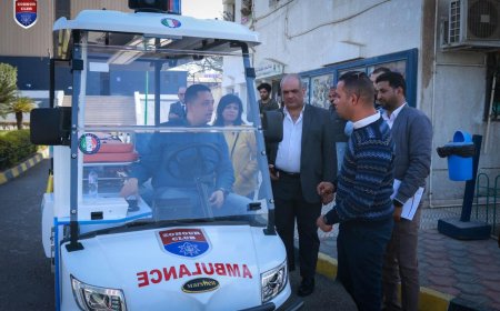 نادي الزهور يقدم أول جولف كار إسعاف مجهز 