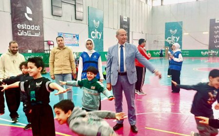 وكيل وزارة الشباب والرياضة بكفر الشيخ يشهد إختبارات إنتقاء المشروع القومى للموهبه الحركية