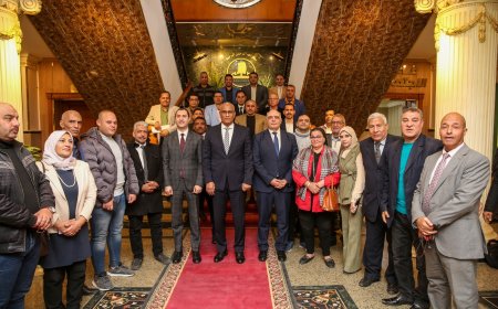 محافظ كفرالشيخ يلتقي الصحفيين والإعلاميين عقب توليه مهام منصبه ويستعرض أولويات العمل خلال المرحلة المقبلة