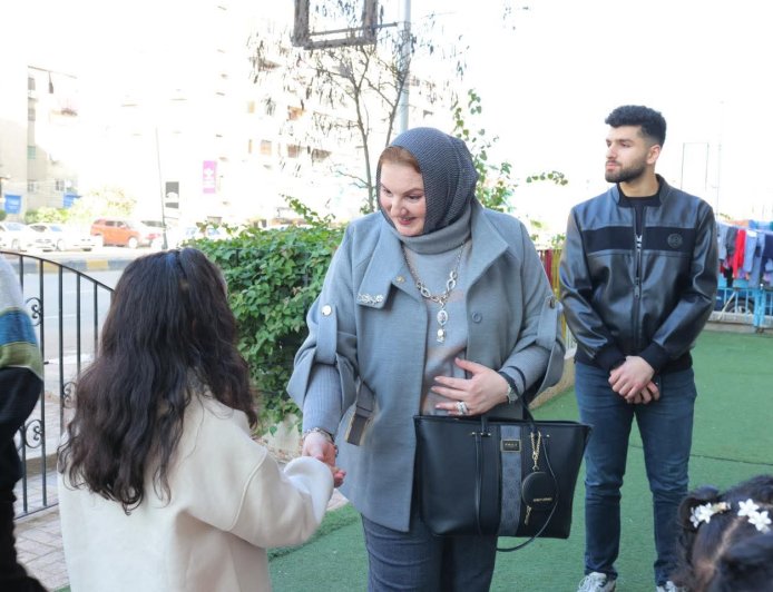 النائبة رانيا الشريف ... في زيارة إنسانية لدار الايواء للأطفال الأيتام بكفرالشيخ