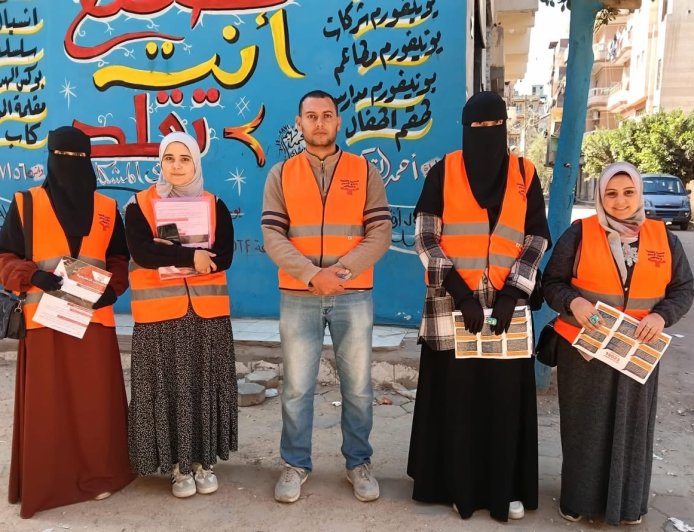 حملات ميدانية مكثفة بشعار "أنت أقوى من المخدرات"بكفرالشيخ