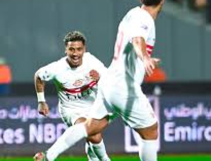 الزمالك يتقدم على زد بهدف في الشوط الاول 