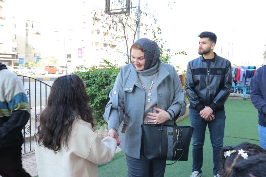 النائبة رانيا الشريف ... في زيارة إنسانية لدار الايواء للأطفال الأيتام بكفرالشيخ