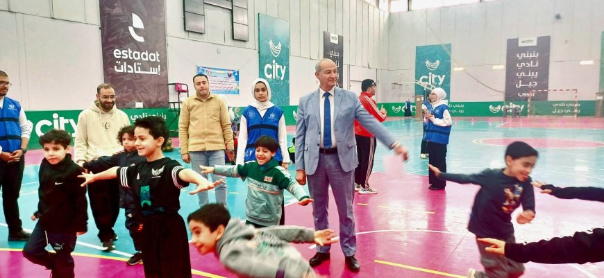 وكيل وزارة الشباب والرياضة بكفر الشيخ يشهد إختبارات إنتقاء المشروع القومى للموهبه الحركية