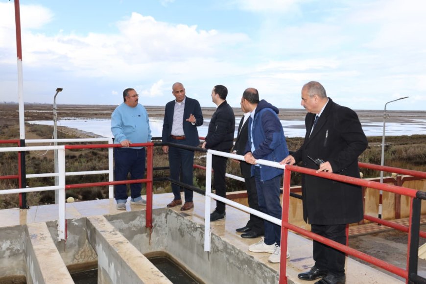 محافظ كفرالشيخ يتابع انتظام العمل بمحطة مياه الشمالية بمطوبس ويؤكد الالتزام بأعلى معايير الجودة
