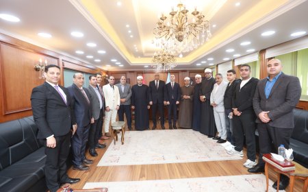 محافظ كفرالشيخ يستقبل القيادات الأمنية والتنفيذية لتبادل التهنئة بعيد الفطر المبارك