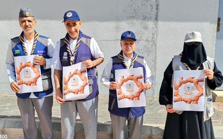 رواد كشافة المجمعة يحتفلون بيوم الأخوة الكشفية العربية 