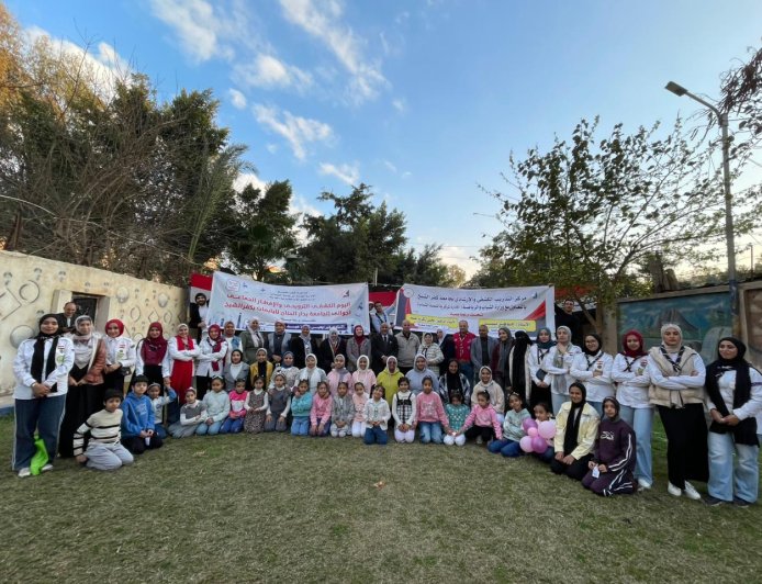 جامعة كفر الشيخ تنظم اليوم الكشفي الترويحي والإفطار الجماعي بدار الحنان لليتيمات بالتعاون مع وزارة الشباب والرياضة وجمعية المرشدات