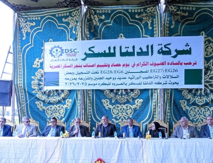 «من قلب مصانع الدلتا للسكر.. كفرالشيخ تحتفل بحصاد المستقبل وتقترب من الاكتفاء الذاتي»