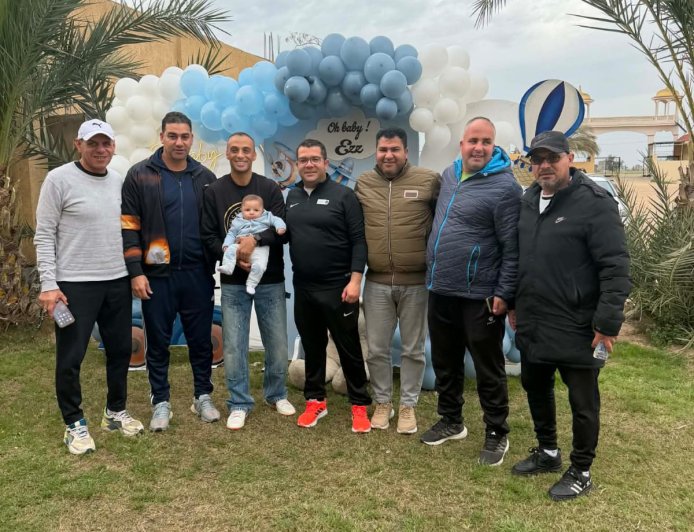 " فرحة جديدة تُزين حياة الكابتن محمود بازيد بقدوم مولودة الجديد عز بازيد"          