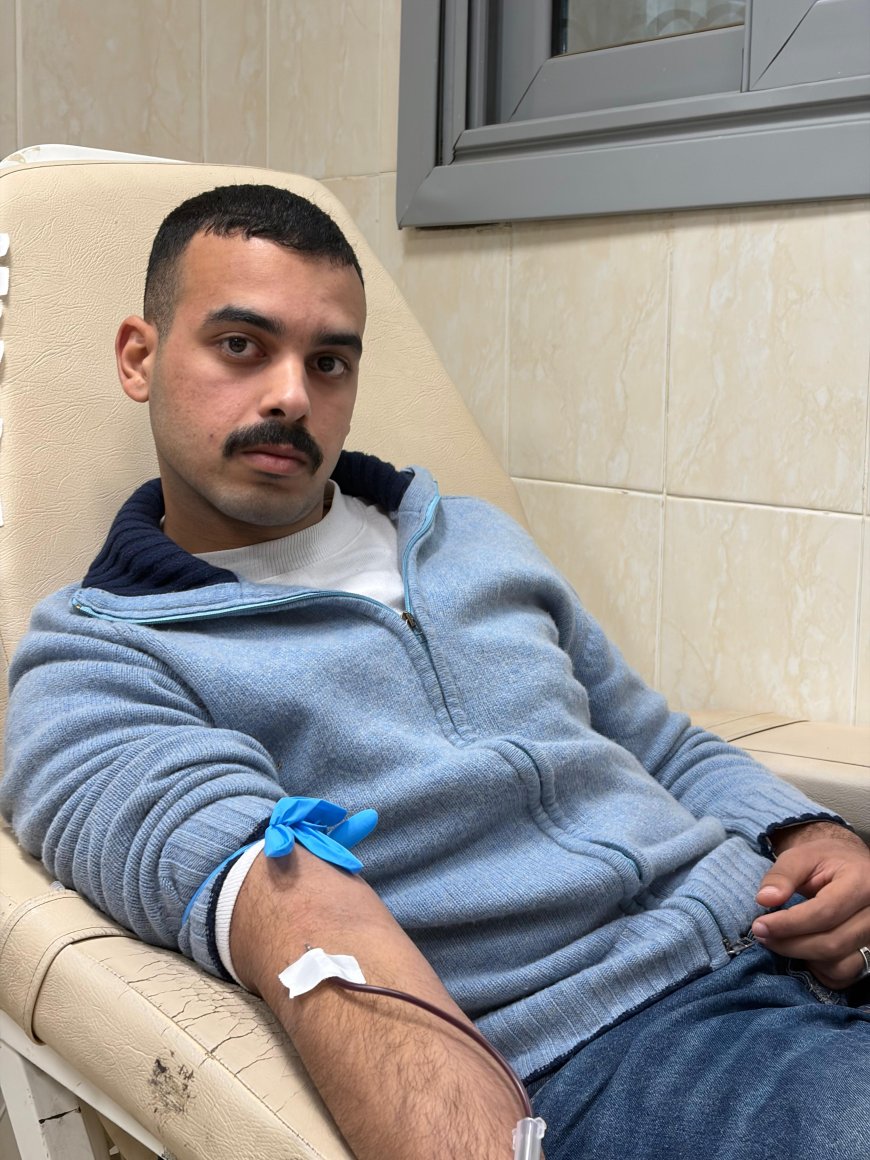 طلاب التربية العسكرية بجامعة كفر الشيخ يجددون التزامهم المجتمعي نحو المشاركة في حملة التبرع بالدم دعماً للمرضى بالمستشفى الجامعي