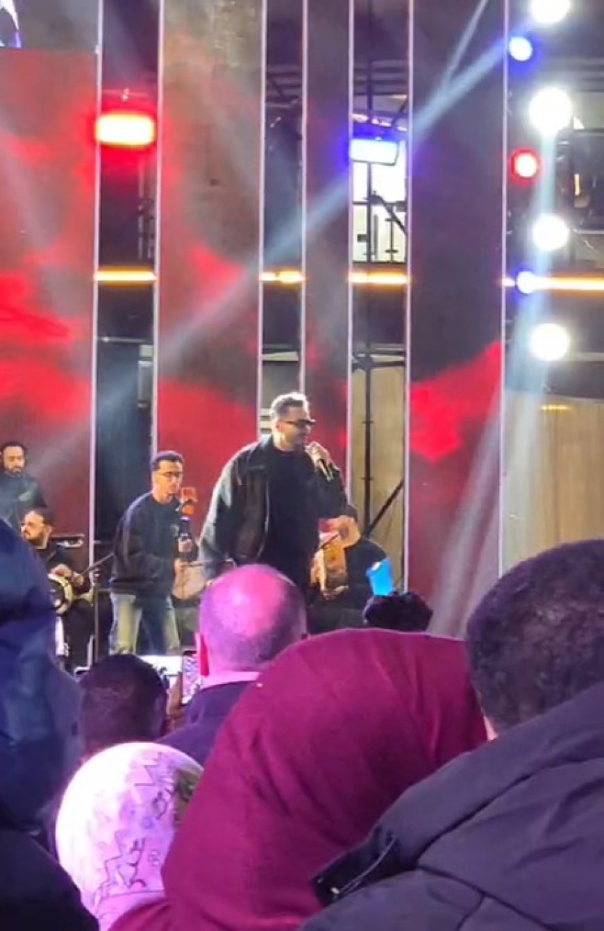 حمادة هلال يحي حفل لنادي ماتريكس بكفر الشيخ .. والنادي يقدم له درع النادي 