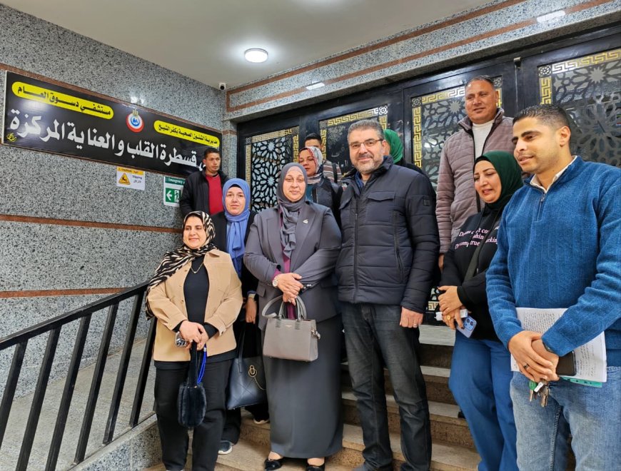 غادة النحاس تدعم منظومة الصحة بدسوق وفوه