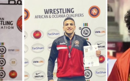 انضمام ثلاثة من لاعبى المشروع القومي للموهبة بكفر الشيخ إلى صفوف منتخب مصر للمصارعة 