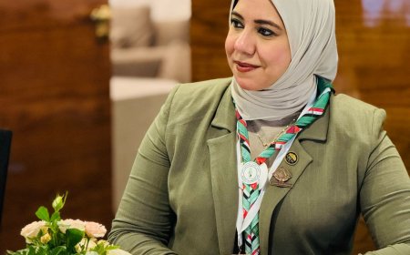 ابنة كفر الشيخ  تمثل الاتحاد الكشفى للبرلمانيين العرب فى لقاء رؤساء الجمعيات ضمن لقاء التضامن الكشفى العربى