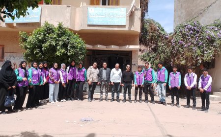 تحت شعار "متطوعون في حب مصر".. شباب كفر الشيخ يجمّلون مراكز بيلا 