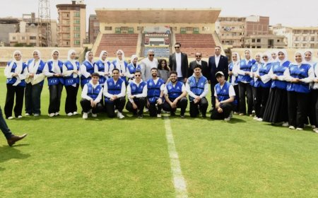 وزير الشباب والرياضة يتفقد مشروعات المنصورة بمشاركة تنظيمية من اتحاد YLY الدقهلية