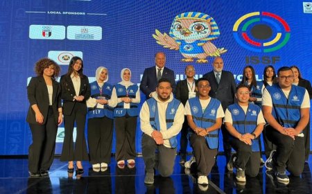 اتحاد YLY يشارك في تنظيم بطولة العالم للشباب للرماية بحضور وزير الشباب والرياضة