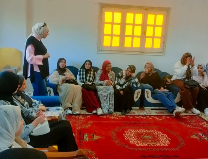 العنف القائم على النوع .. عنوان الجلسة التفاعلية ضمن أندية السكان بدسوق