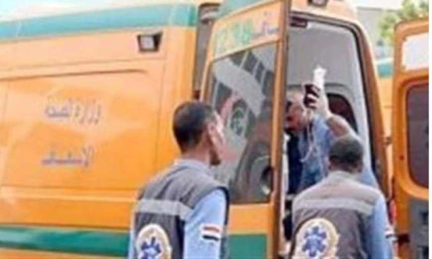 مصرع 4 أشخاص وإصابة فتاة في تصادم ملاكي ونقل بطريق جهينة الصحراوي في سوهاج