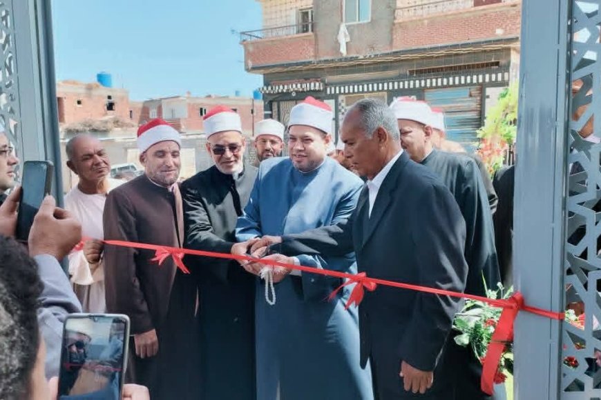 مدير أوقاف كفر الشيخ يفتتح مسجد مسعد قدره ويؤدي خطبة الجمعة به