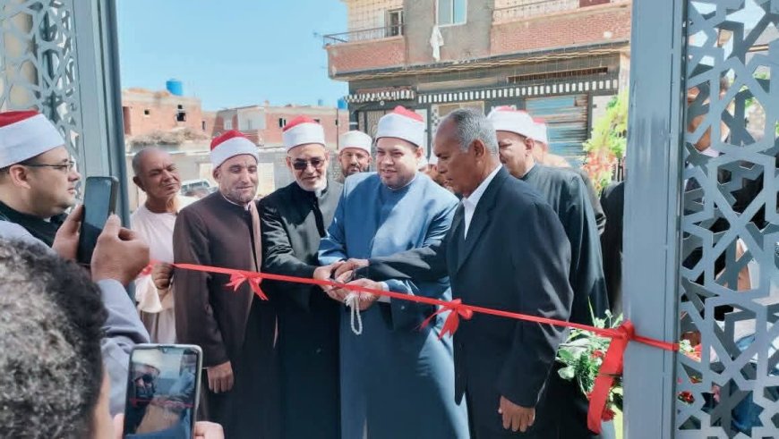 مدير أوقاف كفر الشيخ يفتتح مسجد مسعد قدره ويؤدي خطبة الجمعة به