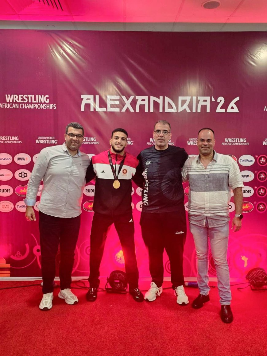 البطولة الإفريقية تهدى من جديد أبطال مصارعة المشروع القومي أبناء كفر الشيخ الذهبية والفضية 